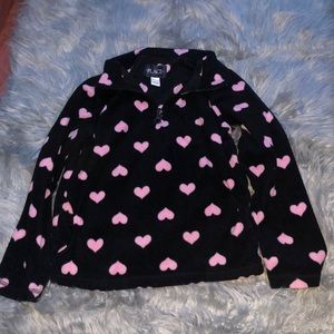 childrens place girls pullover half zip hoodie
